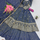 Designer Partylook Top Lehenga