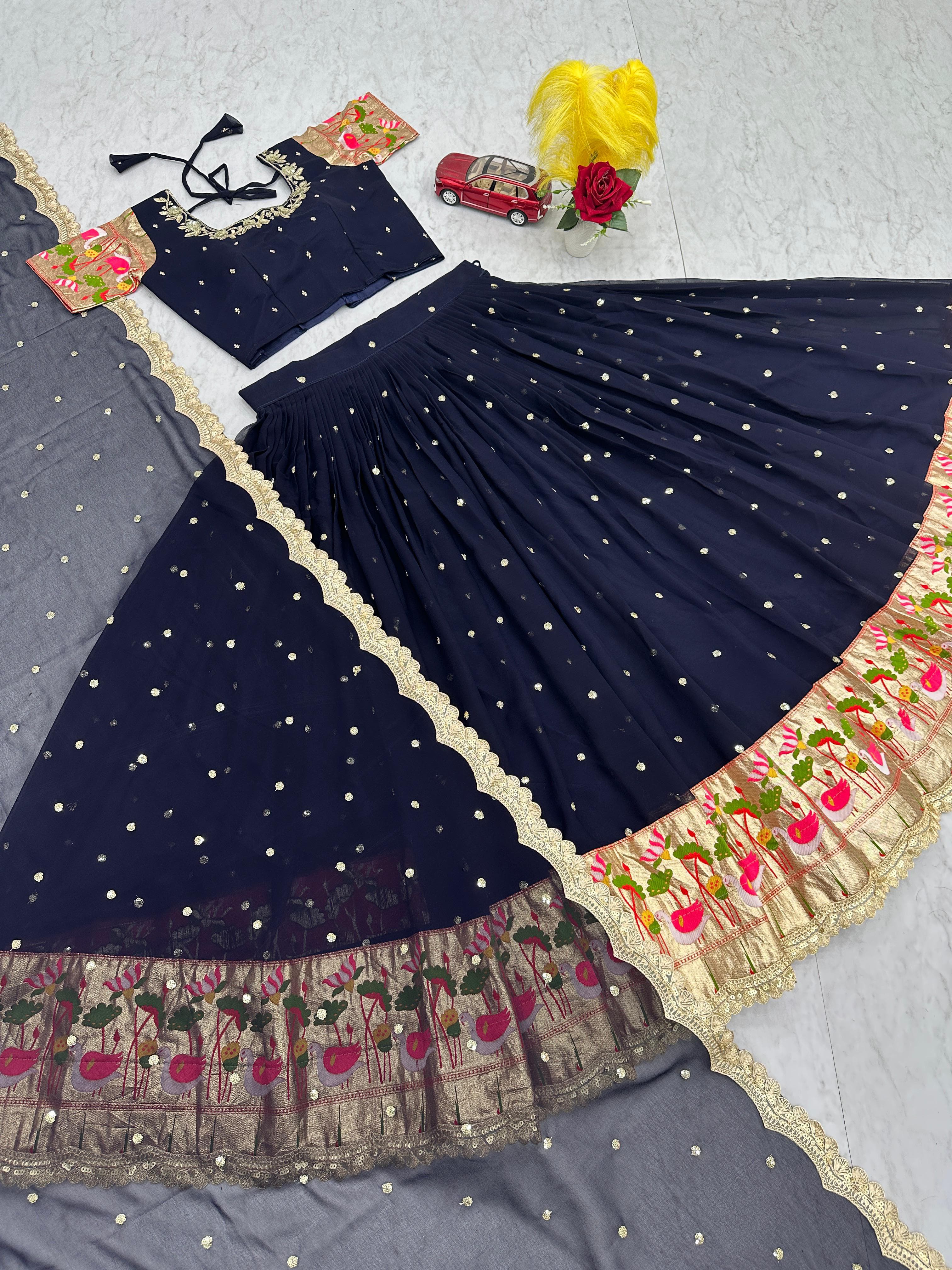 Traditional Georgette Lehenga Choli