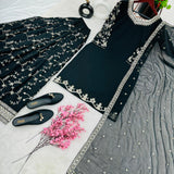 Designer Party Wear Look Top-Plazzo