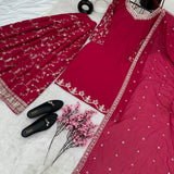 Designer Party Wear Look Top-Plazzo