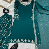 Designer Party Wear Look Top-Plazzo