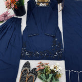Designer Natural Creap Silk Suit