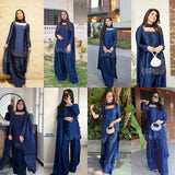 Designer Natural Creap Silk Suit