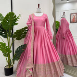 Lavish Chinon Anarkali Gown