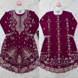 Glamrious Embroidered Top Sharara