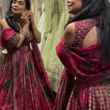 Dashing Flower Print Lehenga Choli
