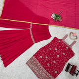 Stunning Faux Georgette Suit