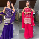 Stunning Faux Georgette Suit