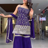 Stunning Faux Georgette Suit