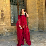 Designer Natural Crep Silk Top-Bottom