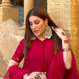 Designer Natural Crep Silk Top-Bottom