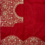 Reddish Soft Tabby Silk Saree