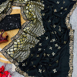 Blooming Rangoli Silk Saree