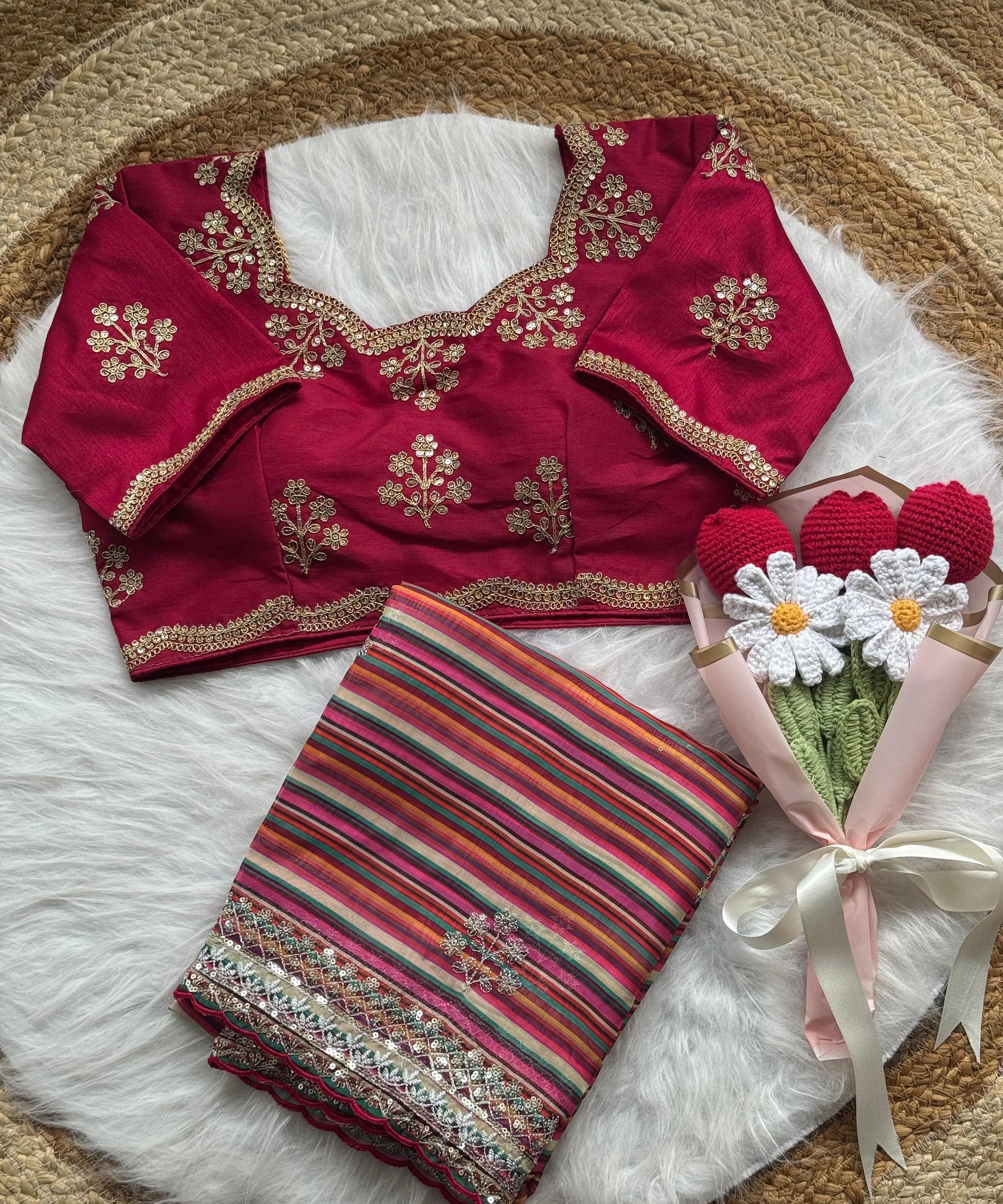 Mira Soft Organza Silk Saree