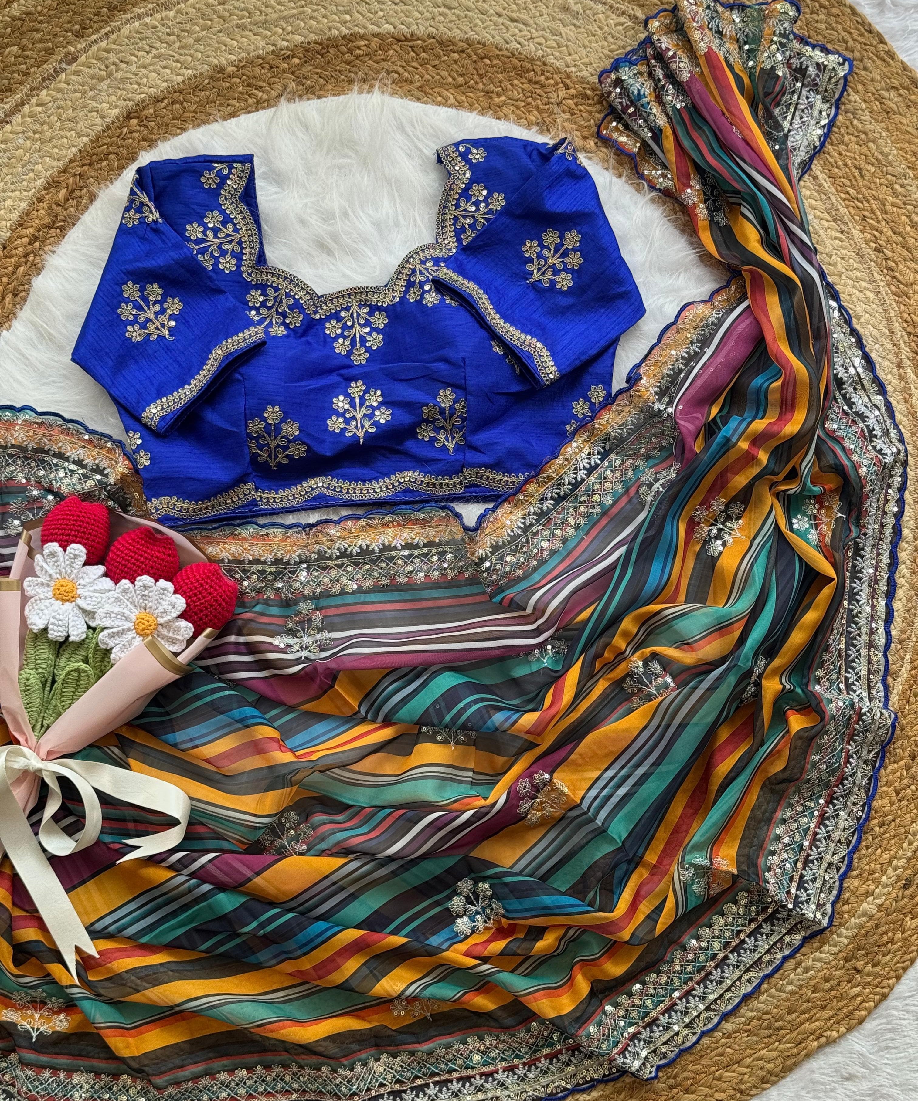 Mira Soft Organza Silk Saree