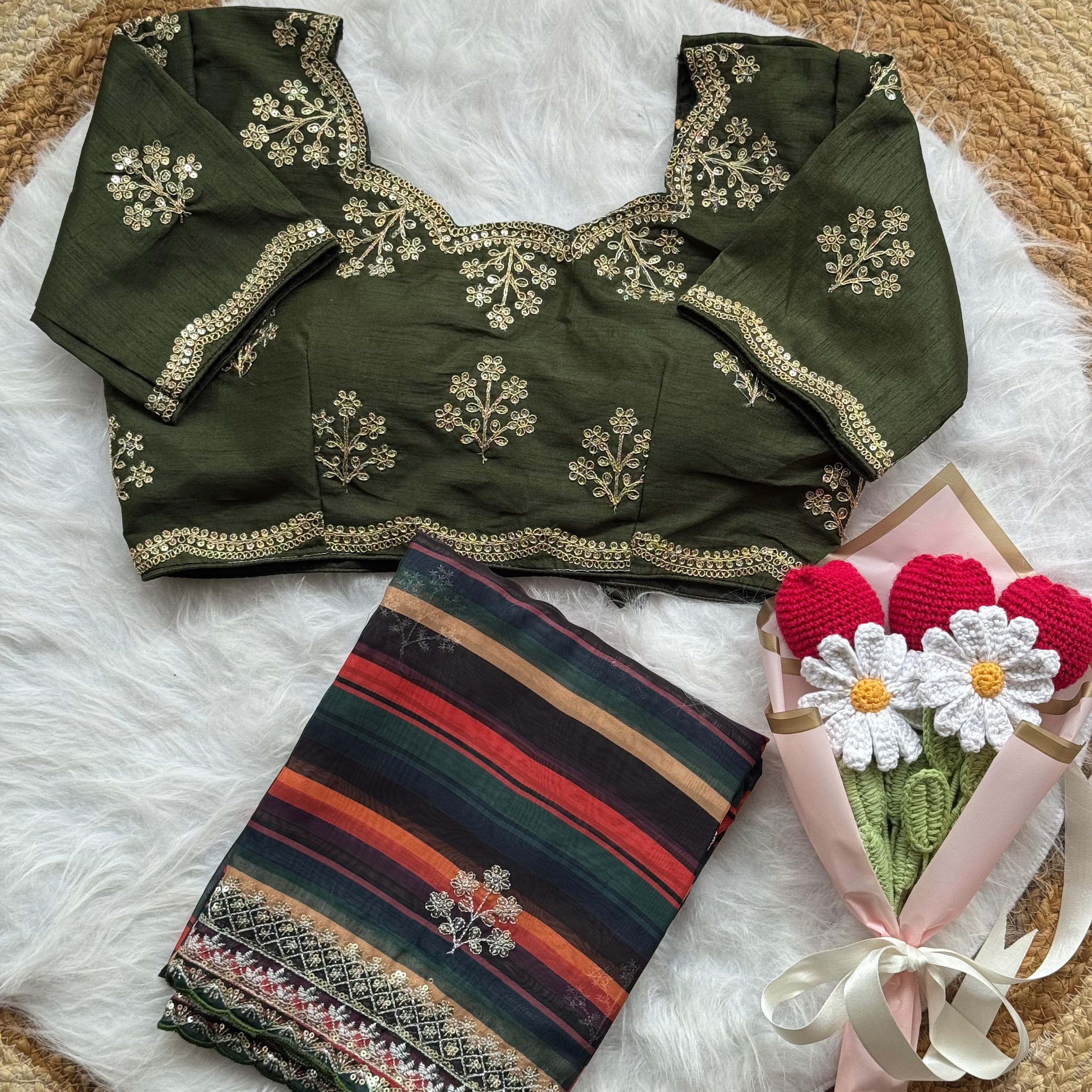 Mira Soft Organza Silk Saree