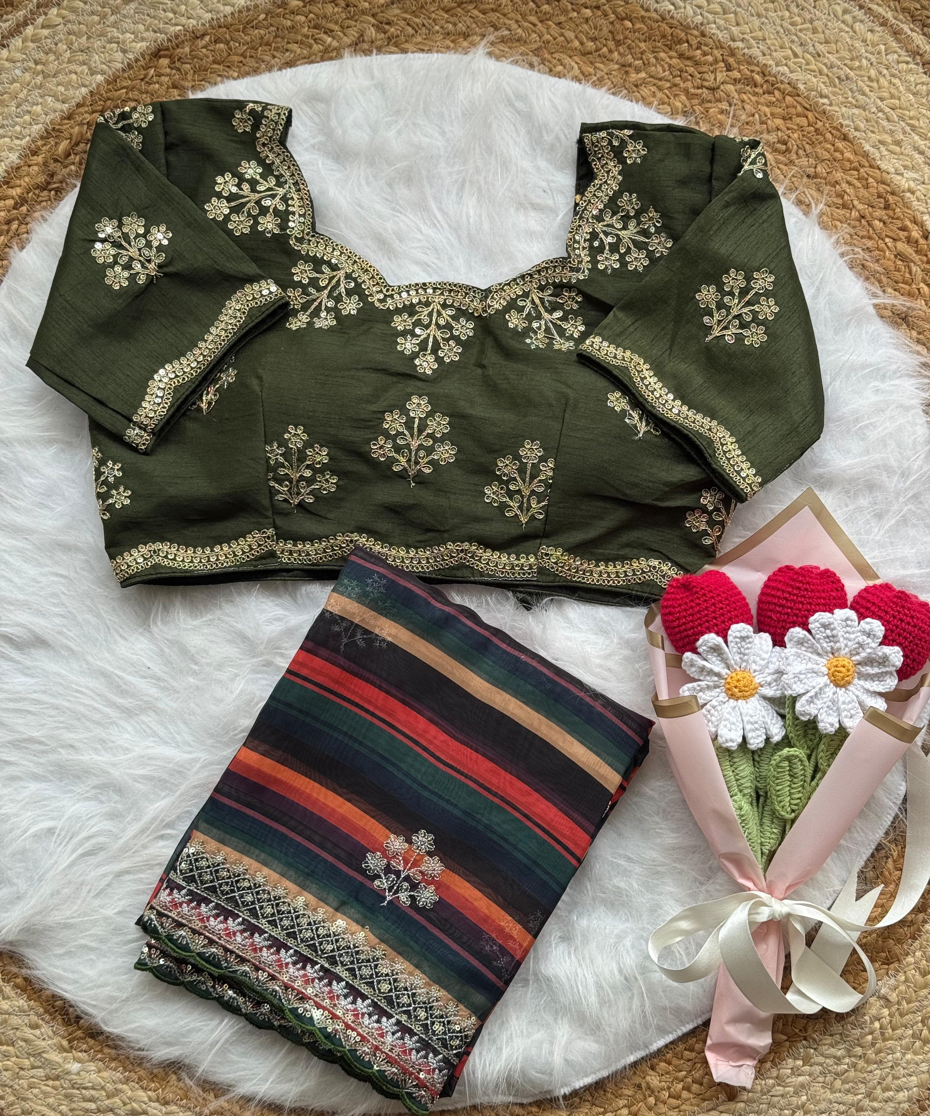 Mira Soft Organza Silk Saree