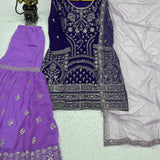 Exclusive Roman Silk Anarkali Gown