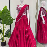 Classy Ruffle Style Lehenga Choli