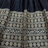 Festive Chinon Silk Anarkali Gown