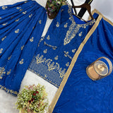 Designer Embroidered Top Plazzo