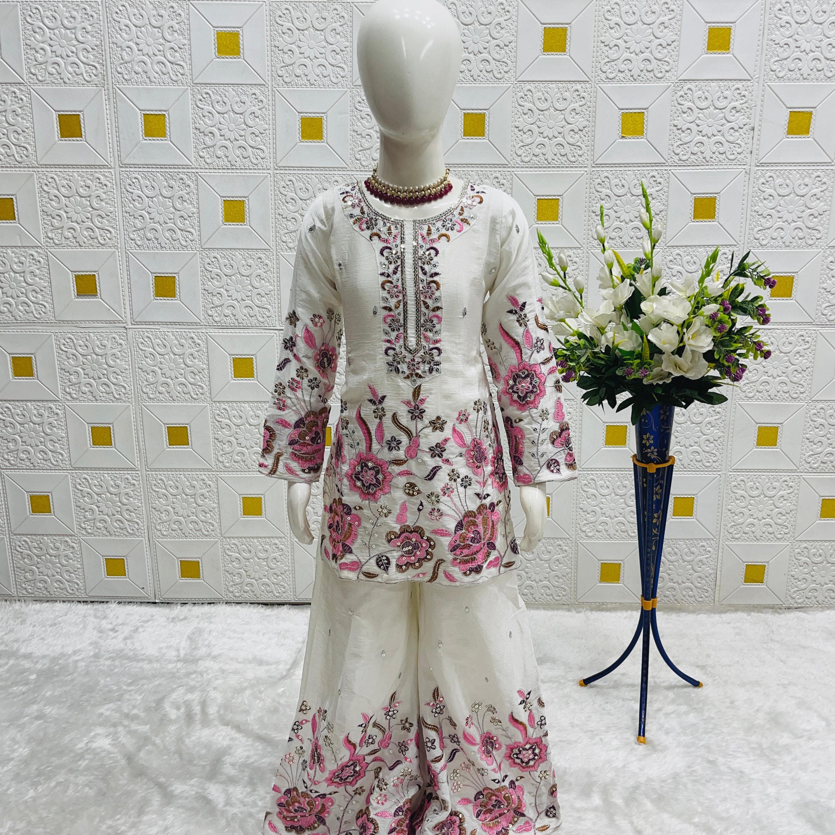 Unique Style Kids Suit Sharara