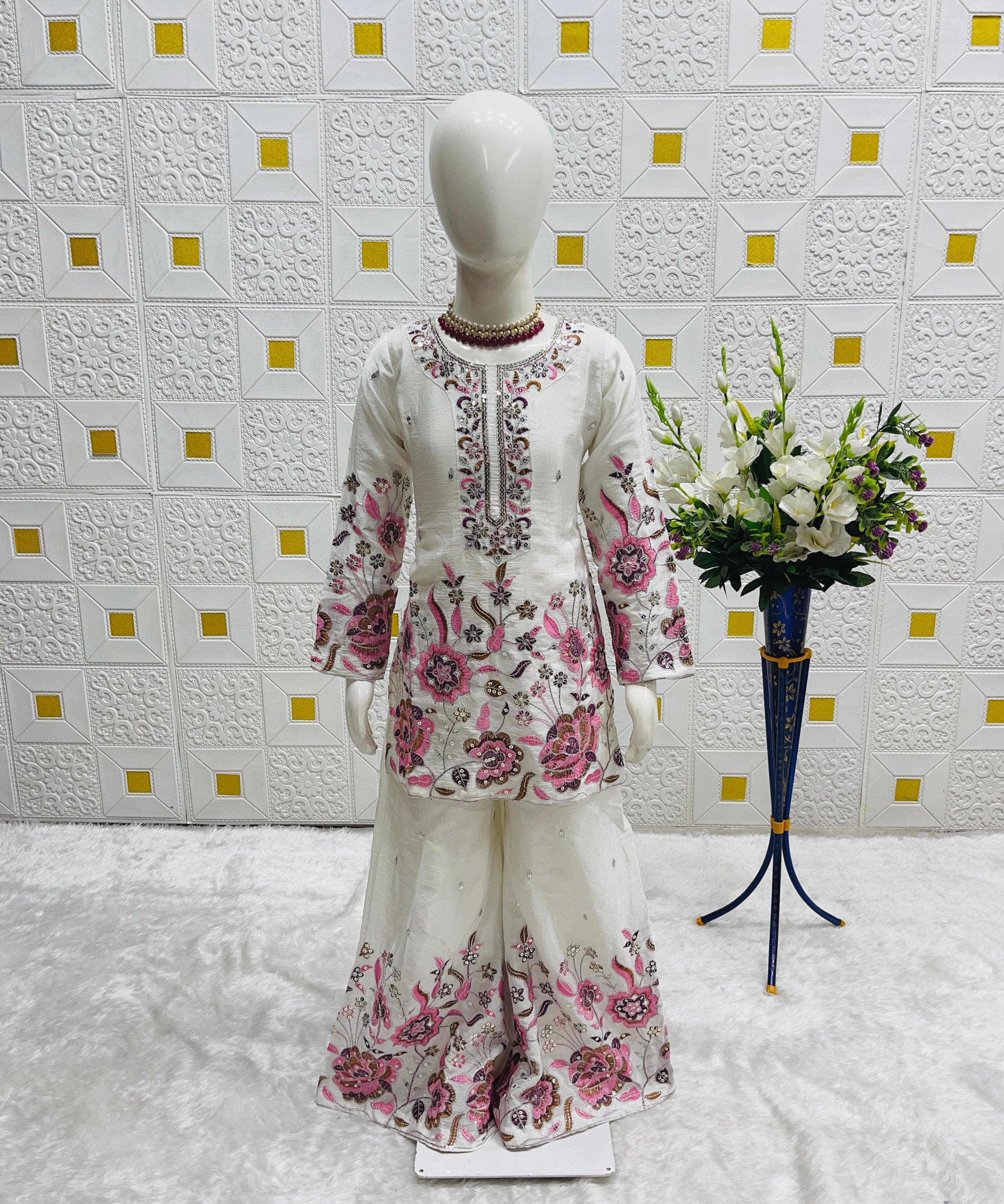 Unique Style Kids Suit Sharara