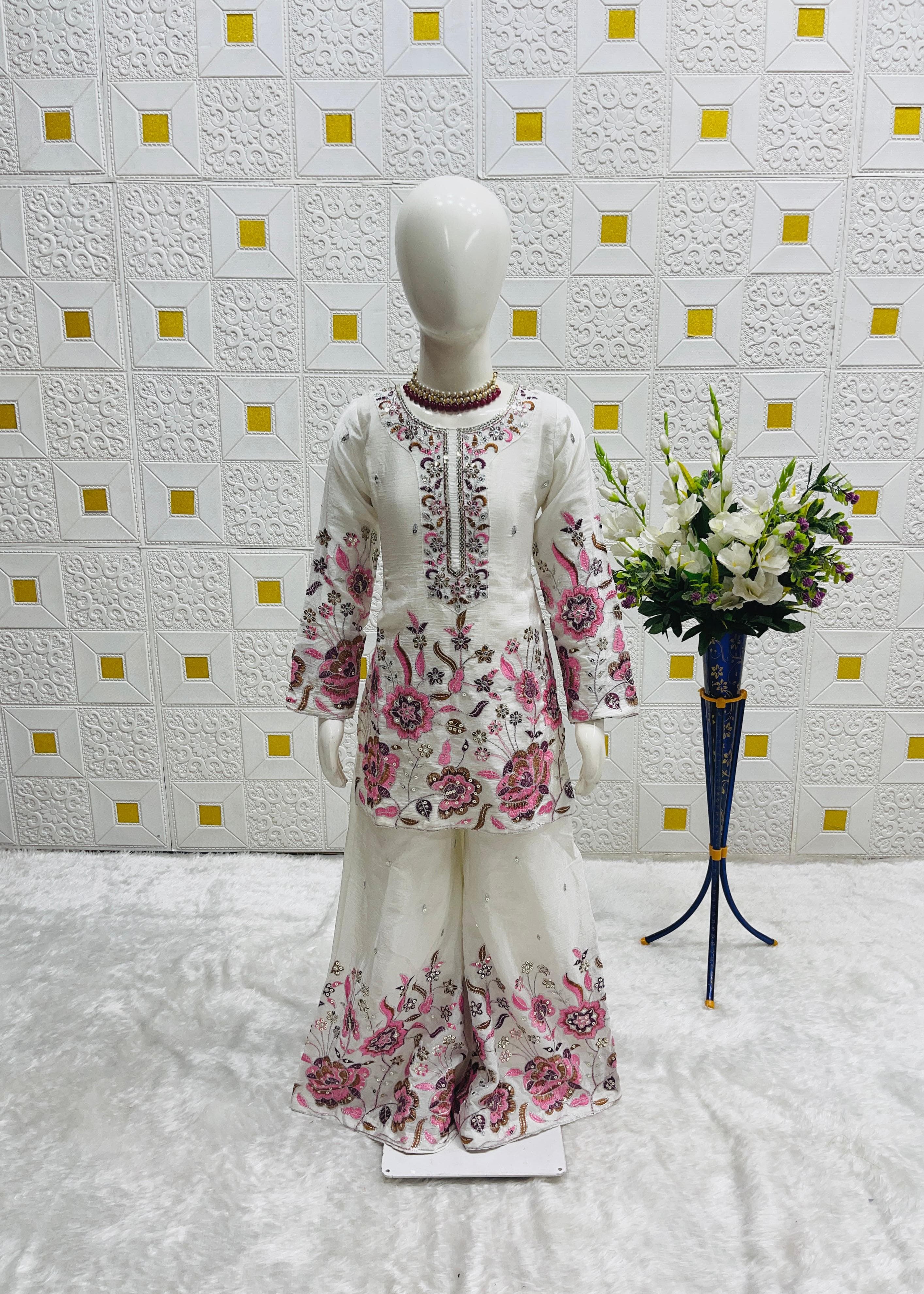 Unique Style Kids Suit Sharara