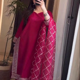 Pink Designer Long Pakistani Suit