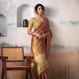 Anvika Pure Handloom Tissue Saree