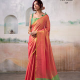 Anvika Pure Handloom Tissue Saree