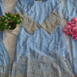 Seagreen Beautiful Top Sharara