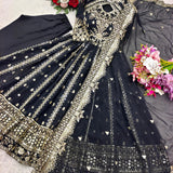 Designer Faux Georgette Anarkali Gown