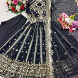 Designer Faux Georgette Anarkali Gown