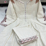 Beautiful White South Cotton Suit