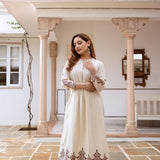 Beautiful White South Cotton Suit
