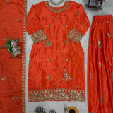 Attractive Beautiful Straight Suit