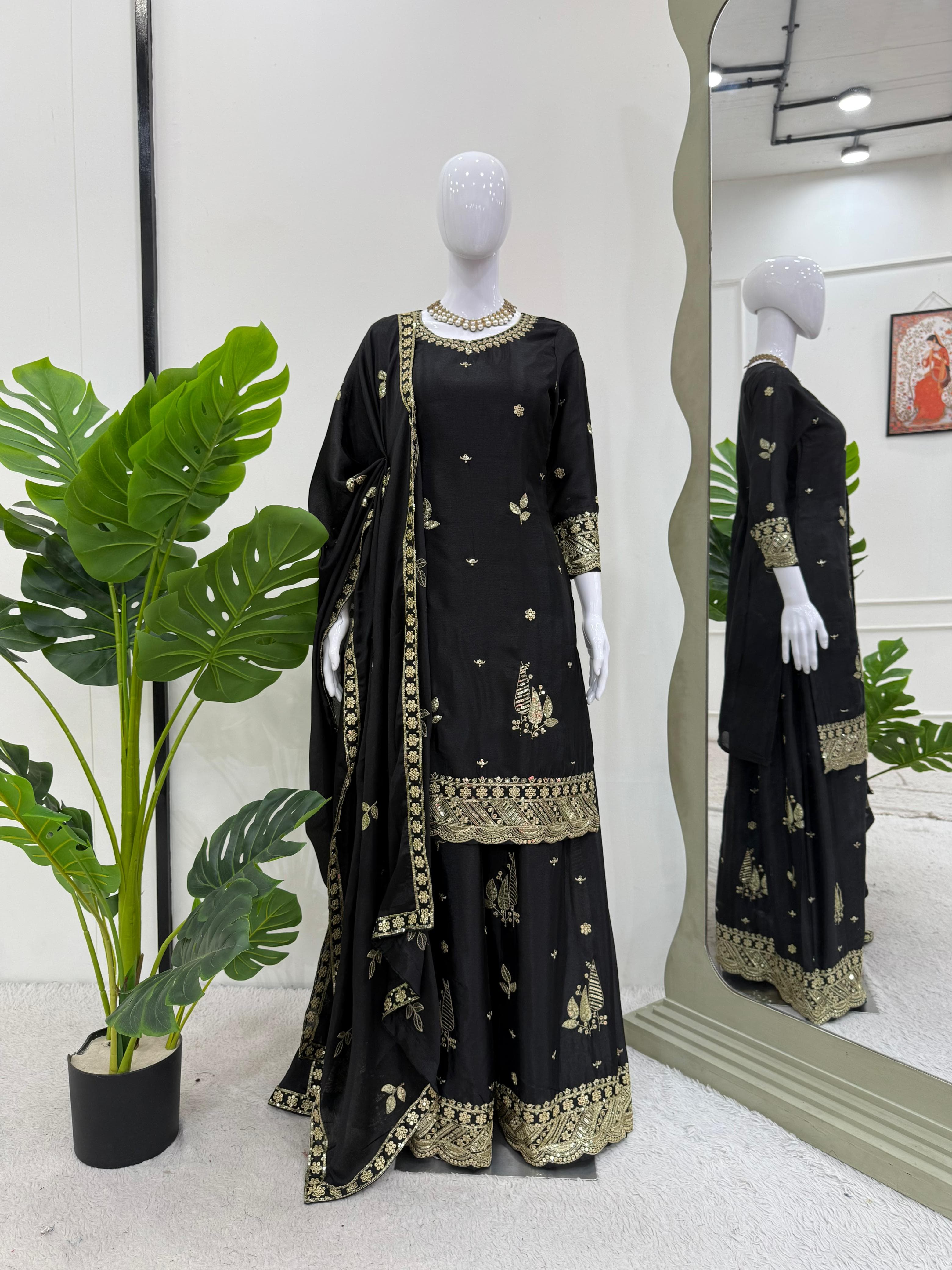 Attractive Beautiful Straight Suit