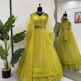 Attractive Kediya Style Shrug Suit