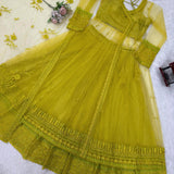 Attractive Kediya Style Shrug Suit