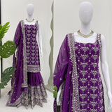 Violet Hanshika Georgette Suit