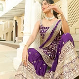 Violet Hanshika Georgette Suit