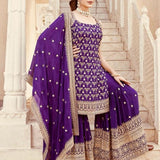 Violet Hanshika Georgette Suit