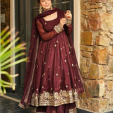 Elegant Heavy Embroidered Gown