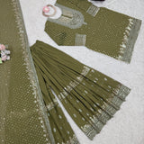 Stunning Georgette Top Sharara