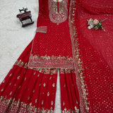 Stunning Georgette Top Sharara