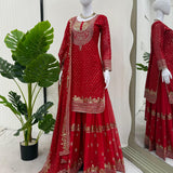 Stunning Georgette Top Sharara