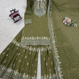 Stunning Georgette Top Sharara