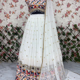 Traditional Navratri Georgette Lehenga
