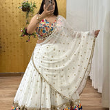 Traditional Navratri Georgette Lehenga
